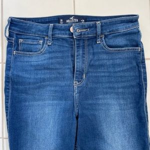 Hollister high-waisted ripped jeans